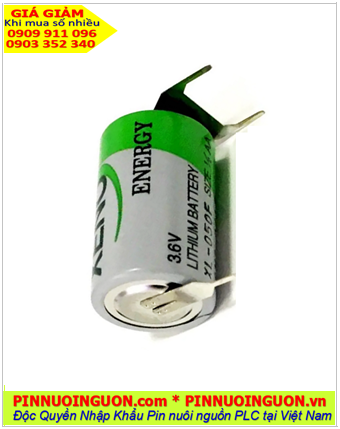 XENO XL-050F; Pin nuôi nguồn XENO XL-050F lithium 3.6v 1/2AA 1200mAh _Xuất xứ Hàn Quốc